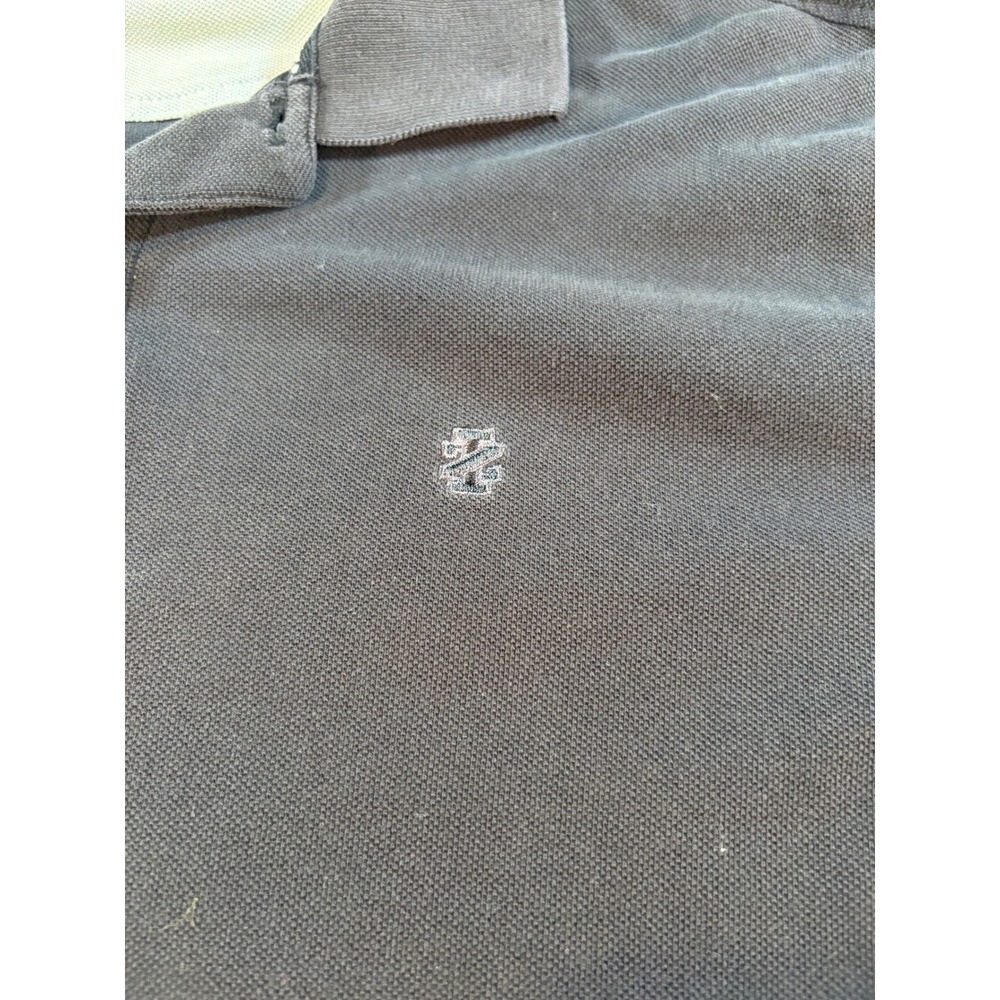 IZOD Heritage Polo Mens Medium Gray Pique Short Sleeve Golf‎ Shirt Logo - Picture 4 of 7